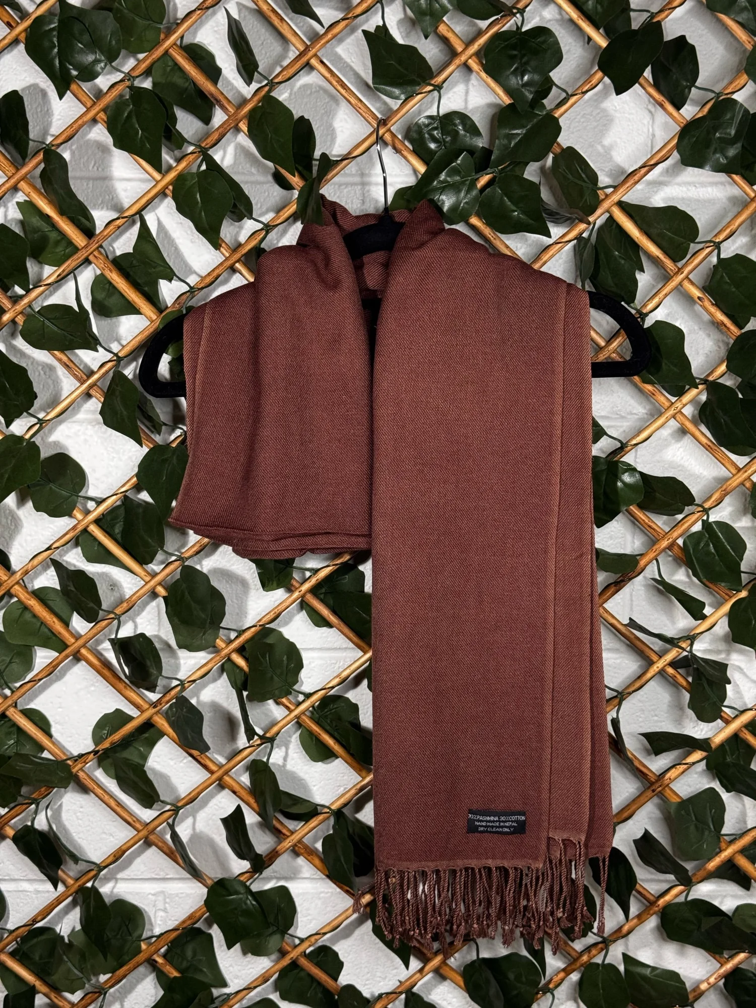 70% Pashmina 30% Cotton (Shawl) view 3