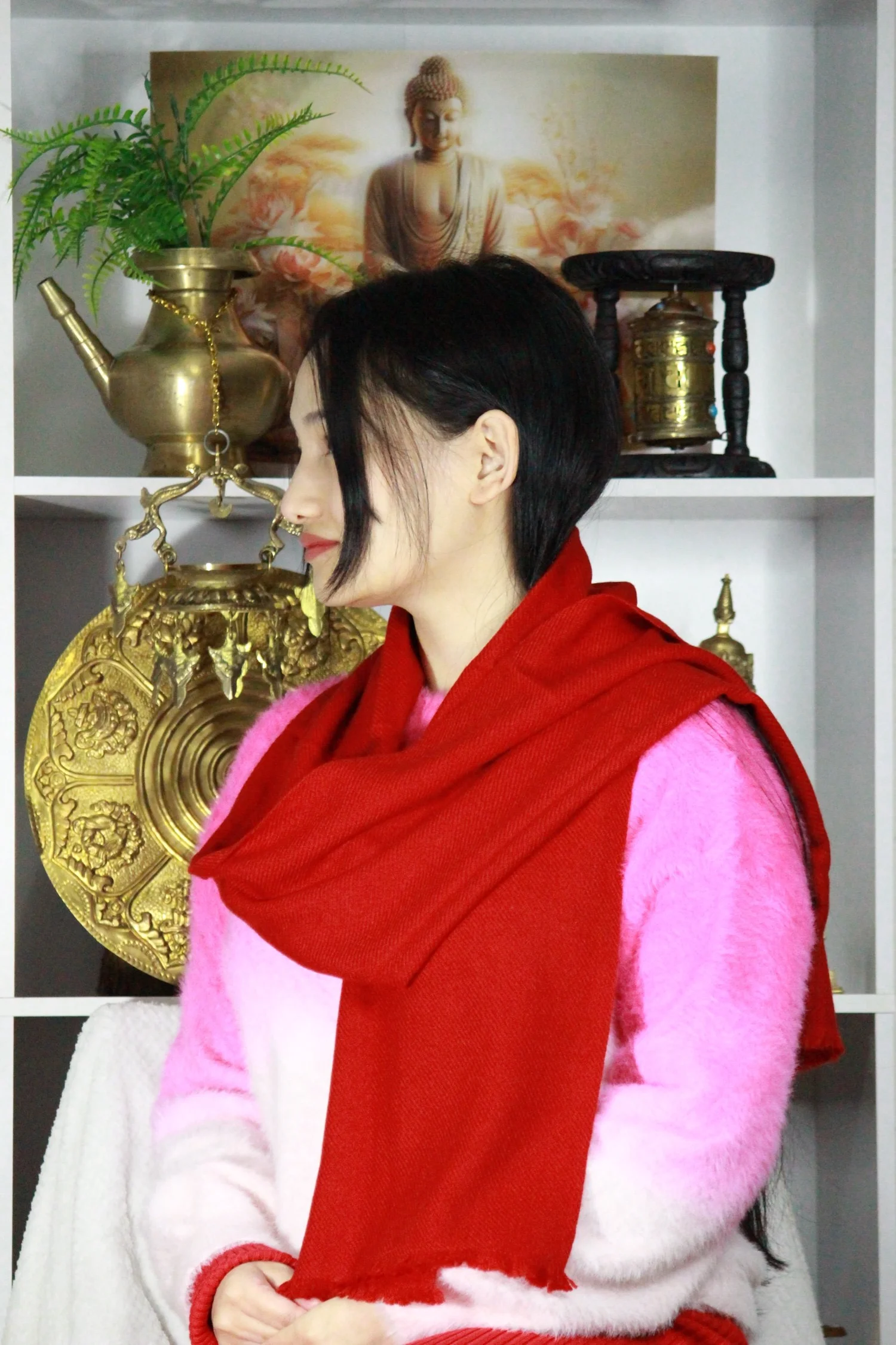 100% Cashmere (Pashmina) (Muffler) view 5
