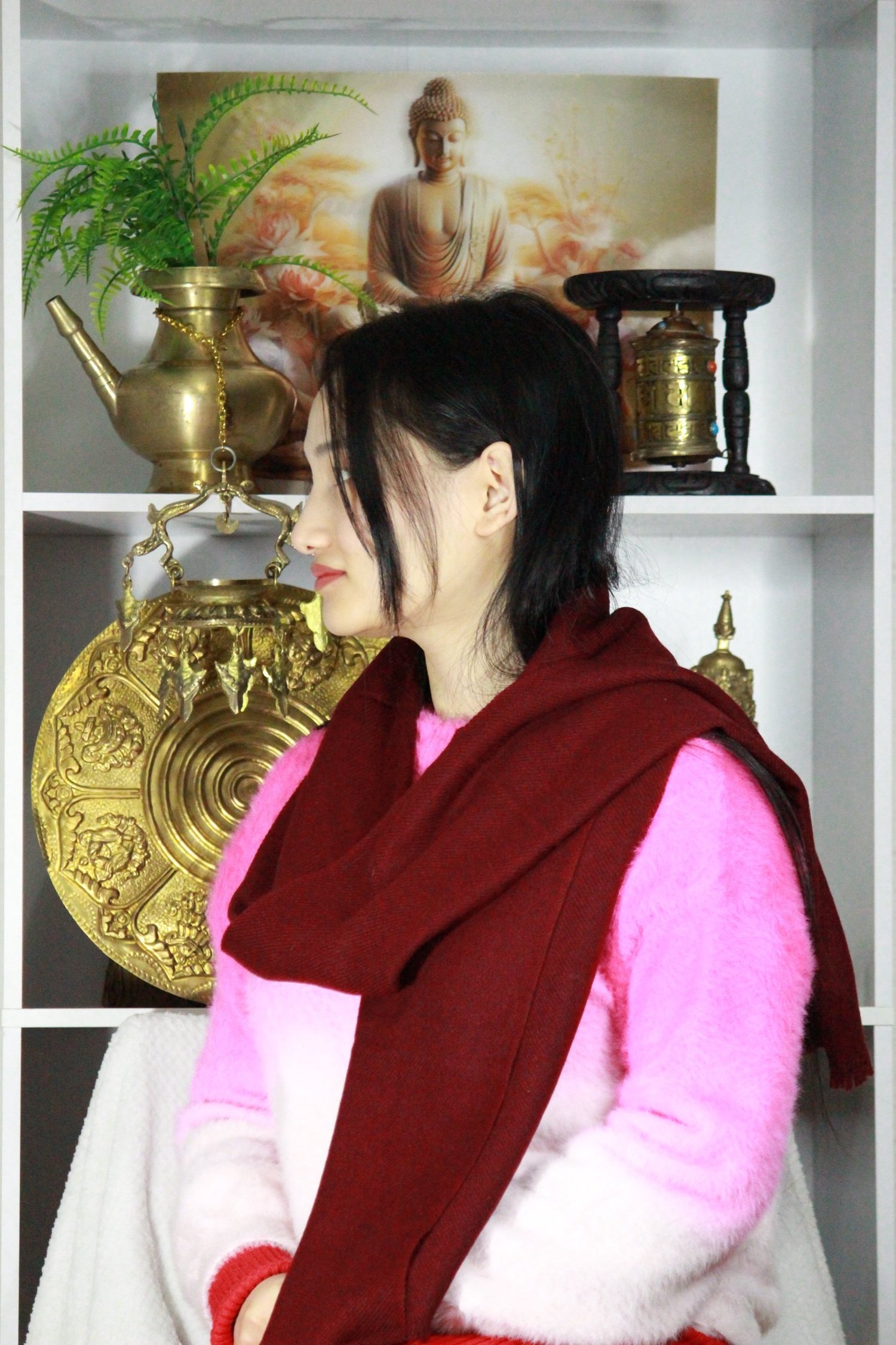 100% Cashmere (Pashmina) (Muffler) view 6