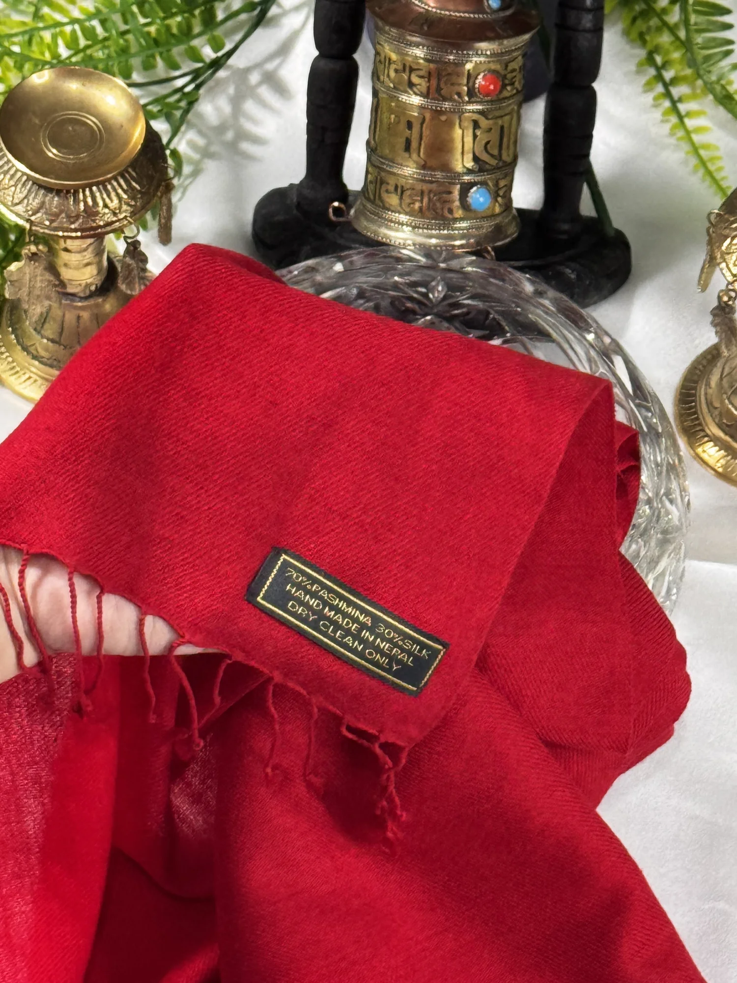 70% Pashmina 30% Silk (Shawl) view 2