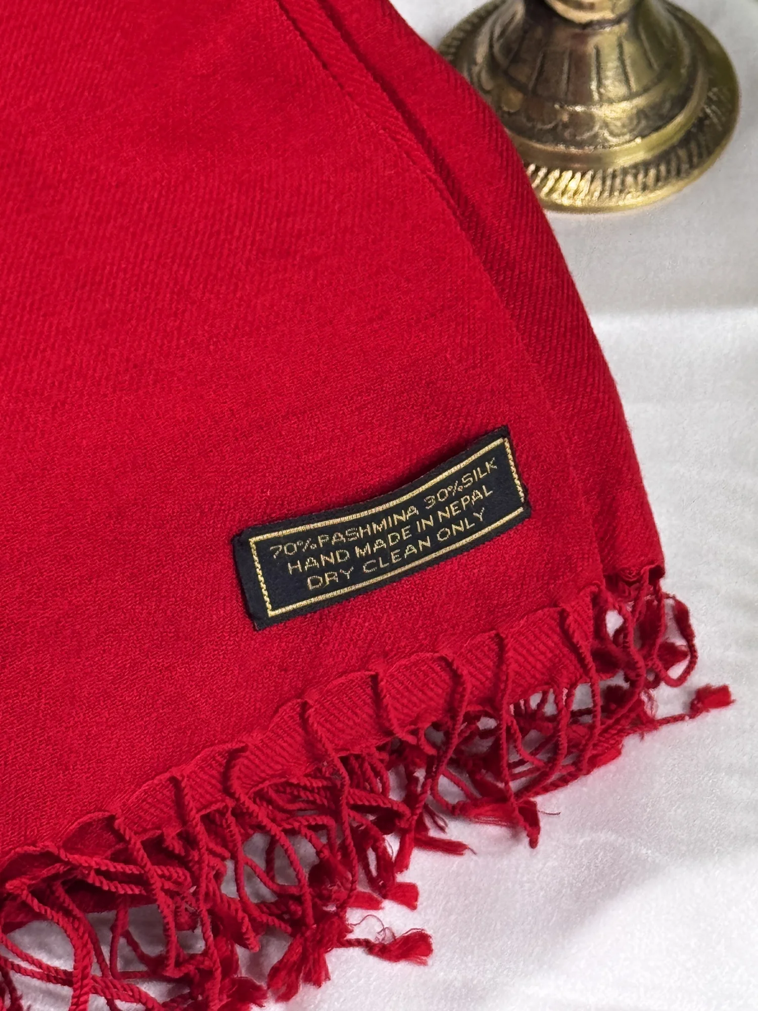 70% Pashmina 30% Silk (Shawl) view 4